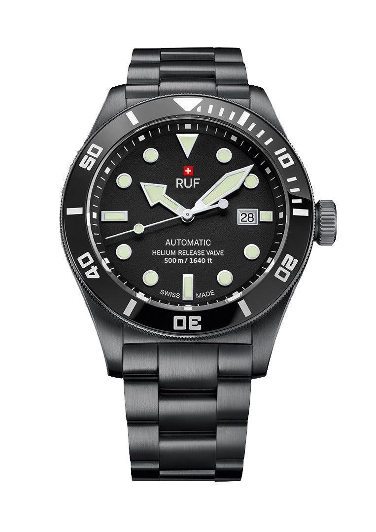 RUF500 Diver Automatic Black PVD/STL